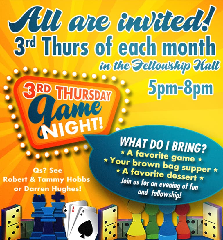 3rd Thurs Game Night Ad copy