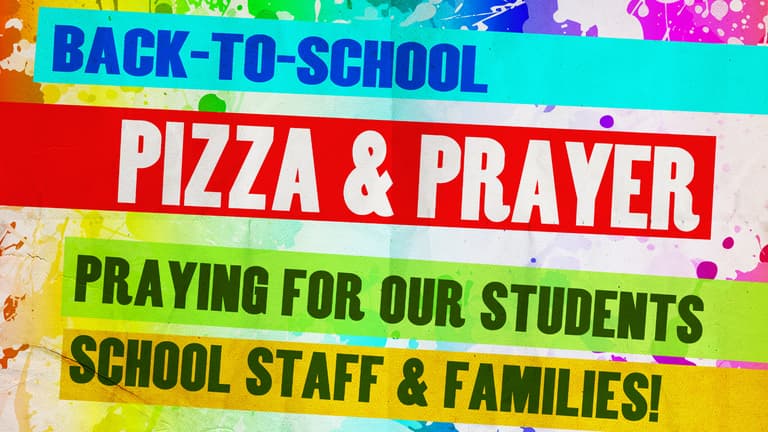 Back2 School Pizza Prayer