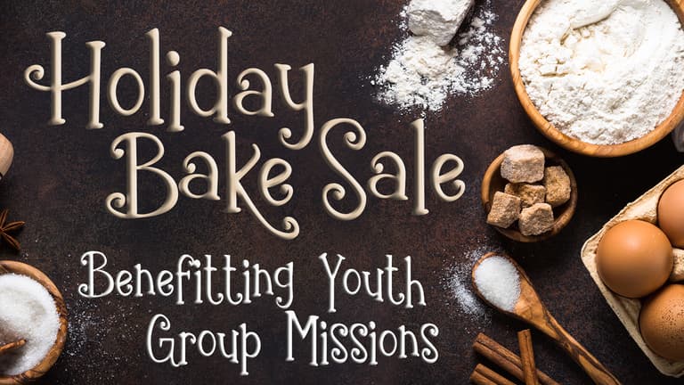 Holiday Bake Sale Event