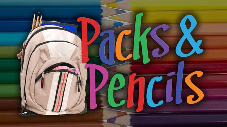 Packs N Pencils event