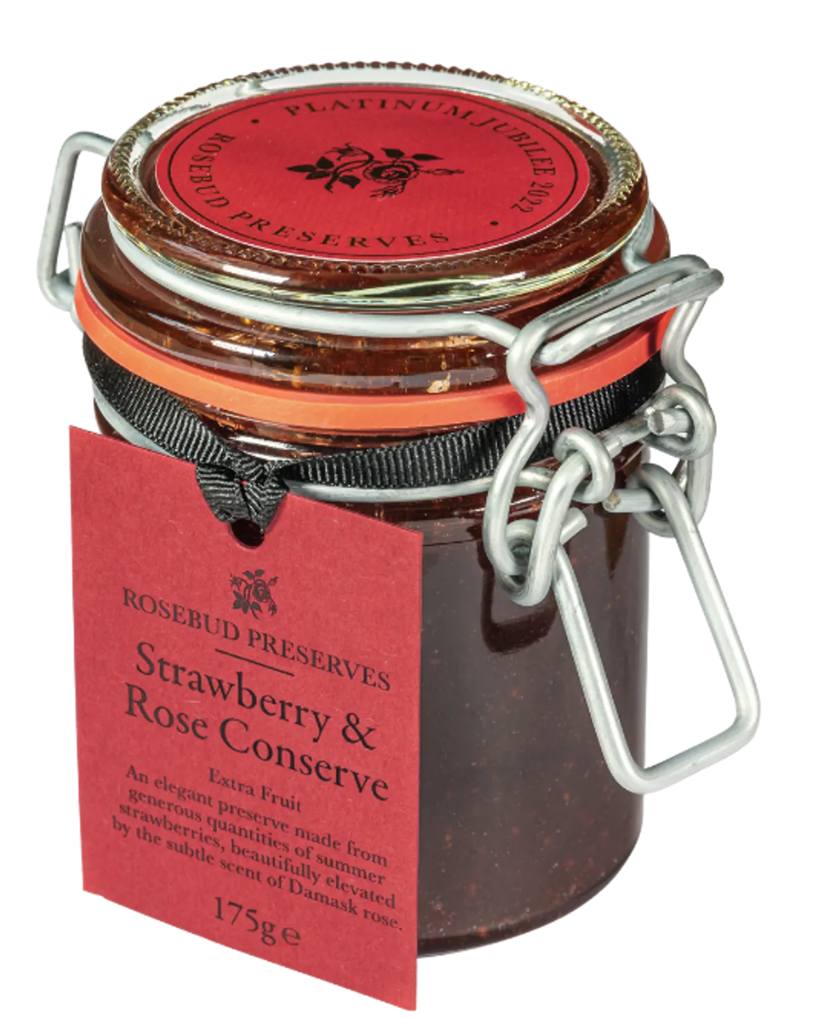 Strawberry and rose conserve