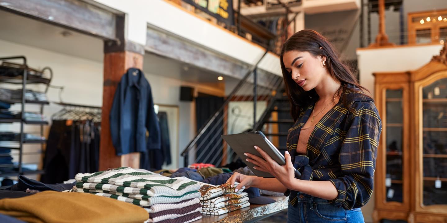 Young Female Retail Store Employee