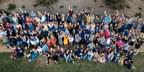 Group photo from above of Propeller employees from spring 2022
