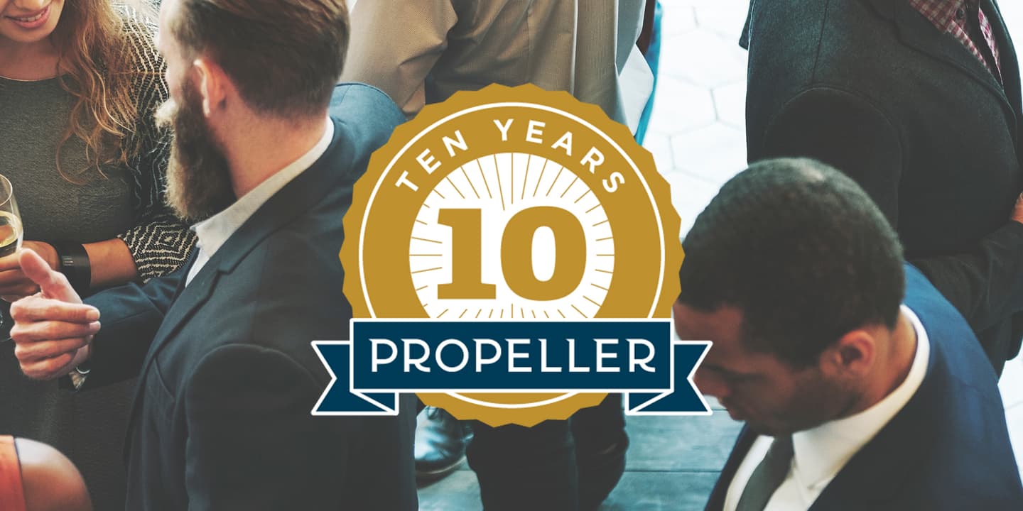 Propeller 10 years blogheader