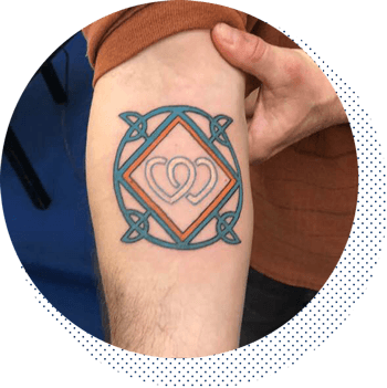 McShin Foundation Logo Tattoo