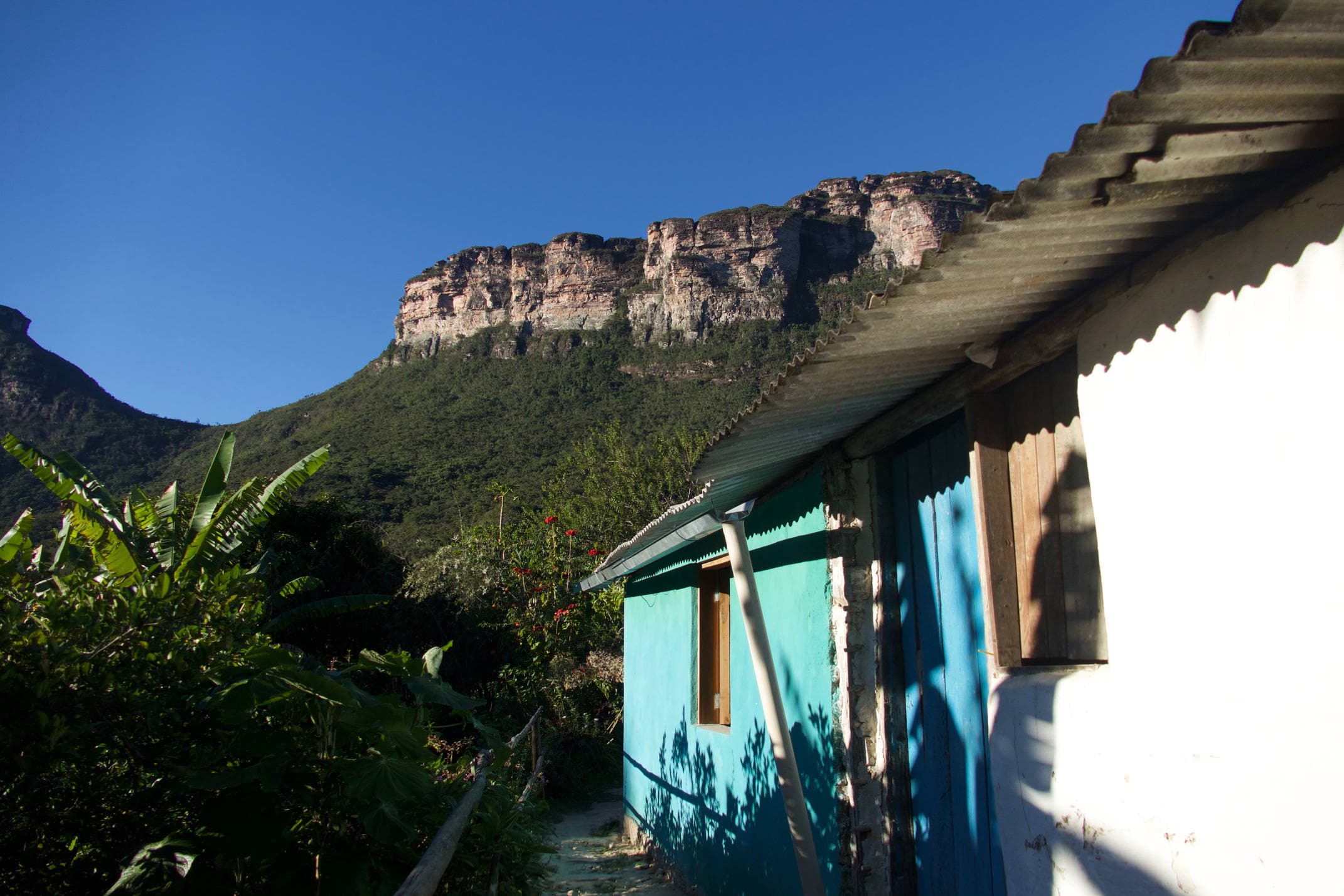 Brazil Chapada Homestay Mountain Backdrop