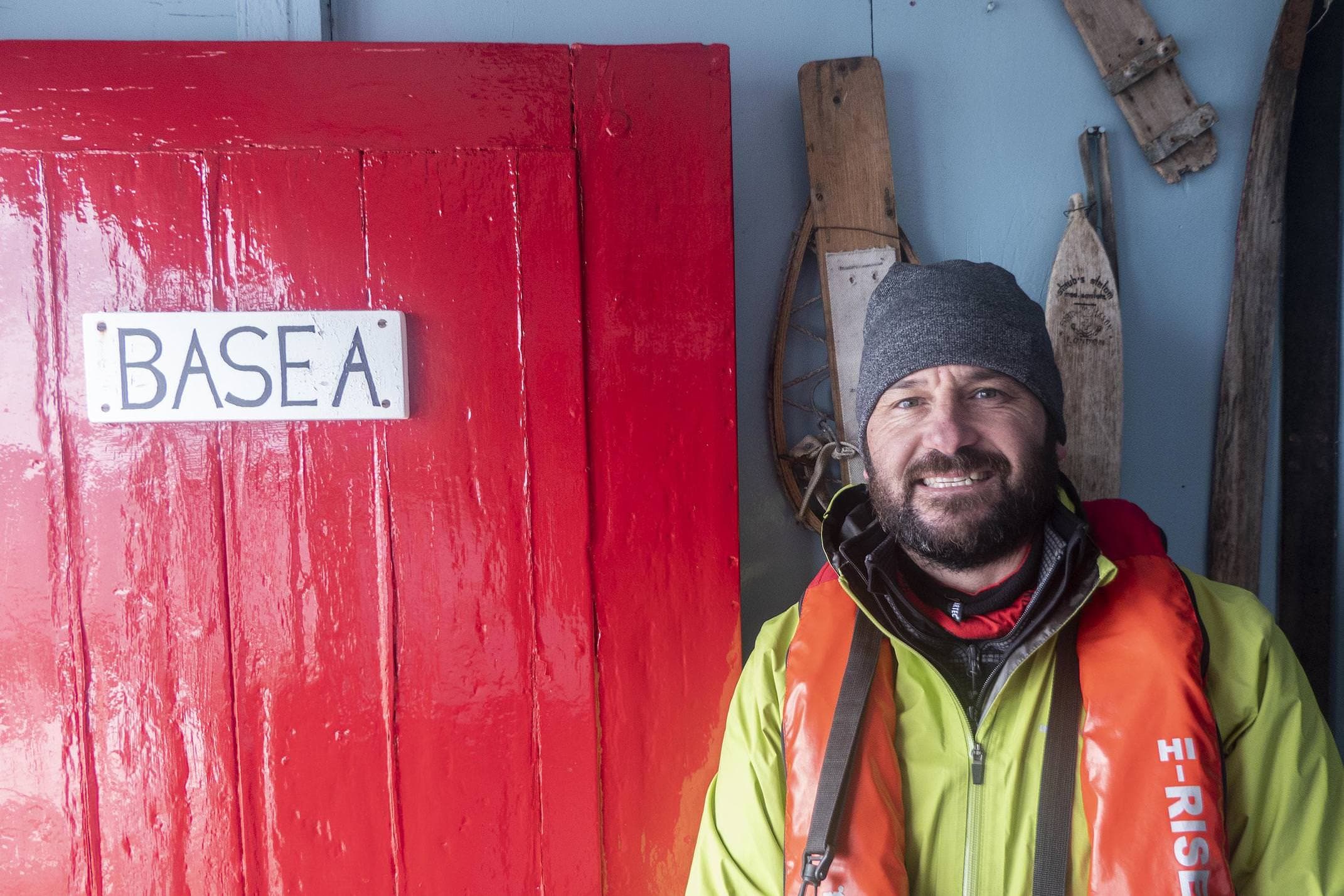 Antarctica peninsula lockroy station diego portrait