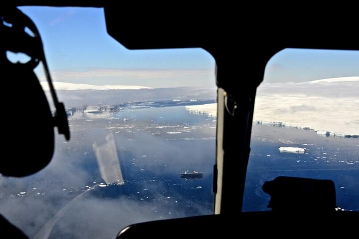 Antarctica weddell sea helicopter ride c oceanwide expeditions