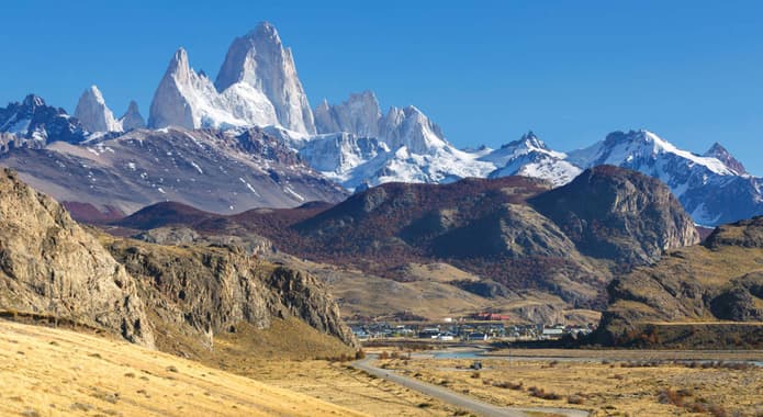 Argentina patagonia mount fitz roy los glaciares national park patagonia