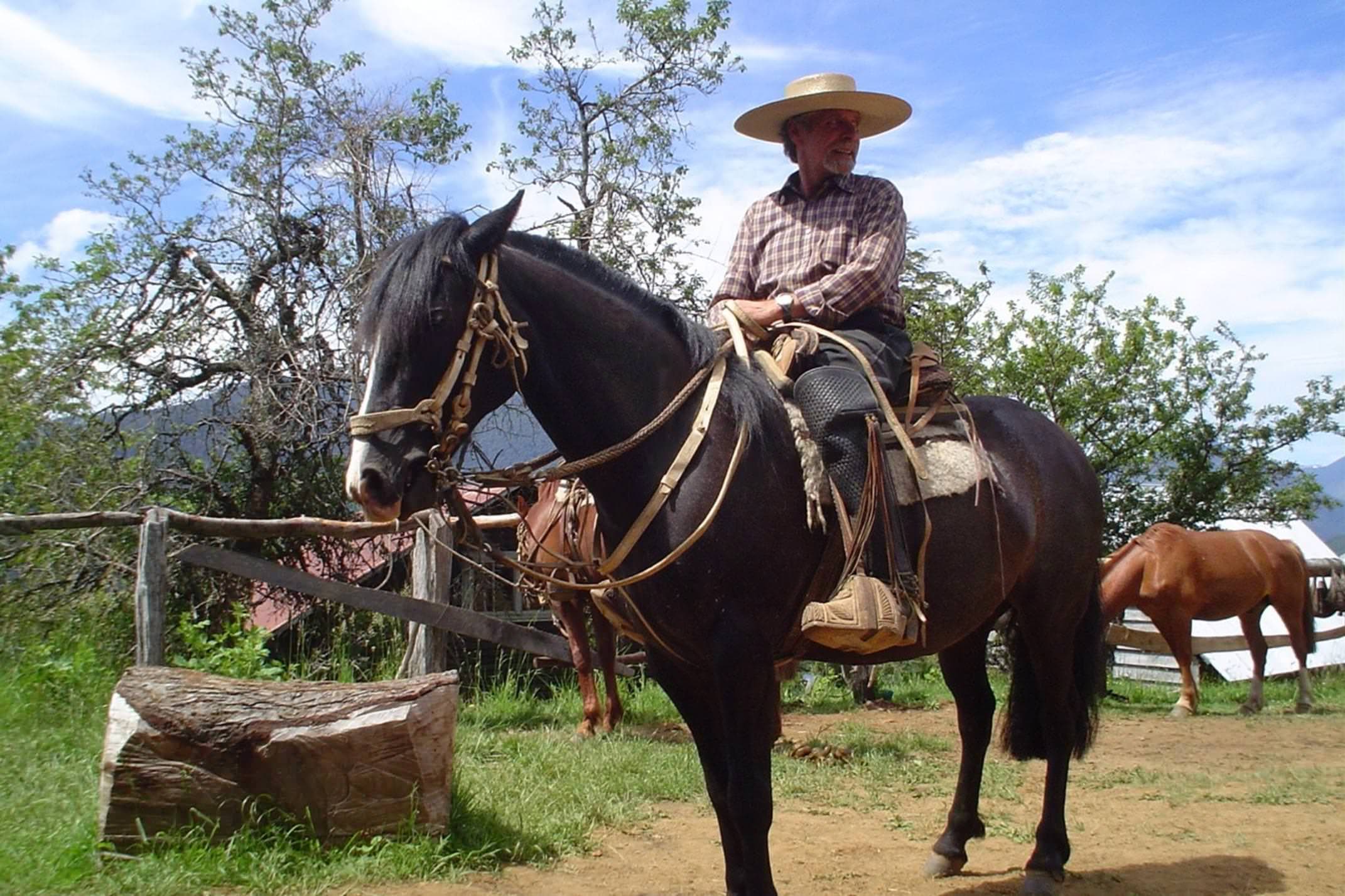 Chile lake district pucon rodolfo riding horse