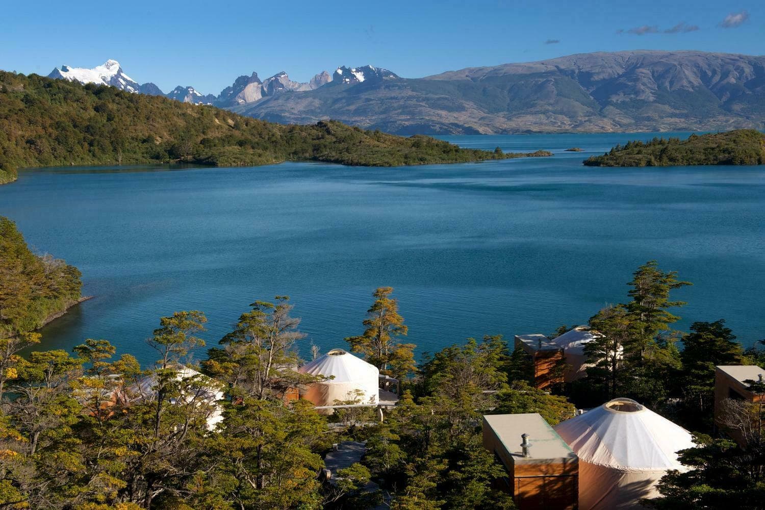 Chile patagonia torres del paine patagonia camp yurts and lake