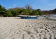 Costa rica nicoya peninsula fishing boats on sands of san juanillo beach copyright alison thomas