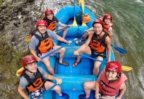 Costa rica rafting claire johnson family