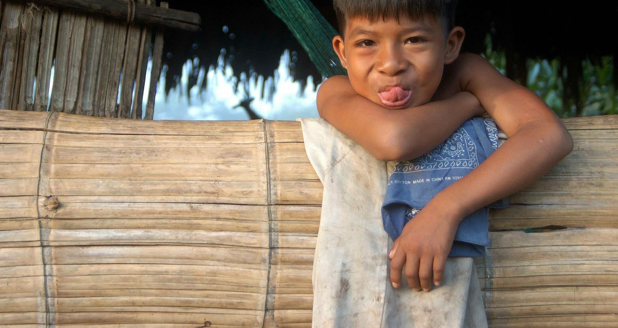 Ecuador amazon huaorani ecolodge senderos cheeky boy