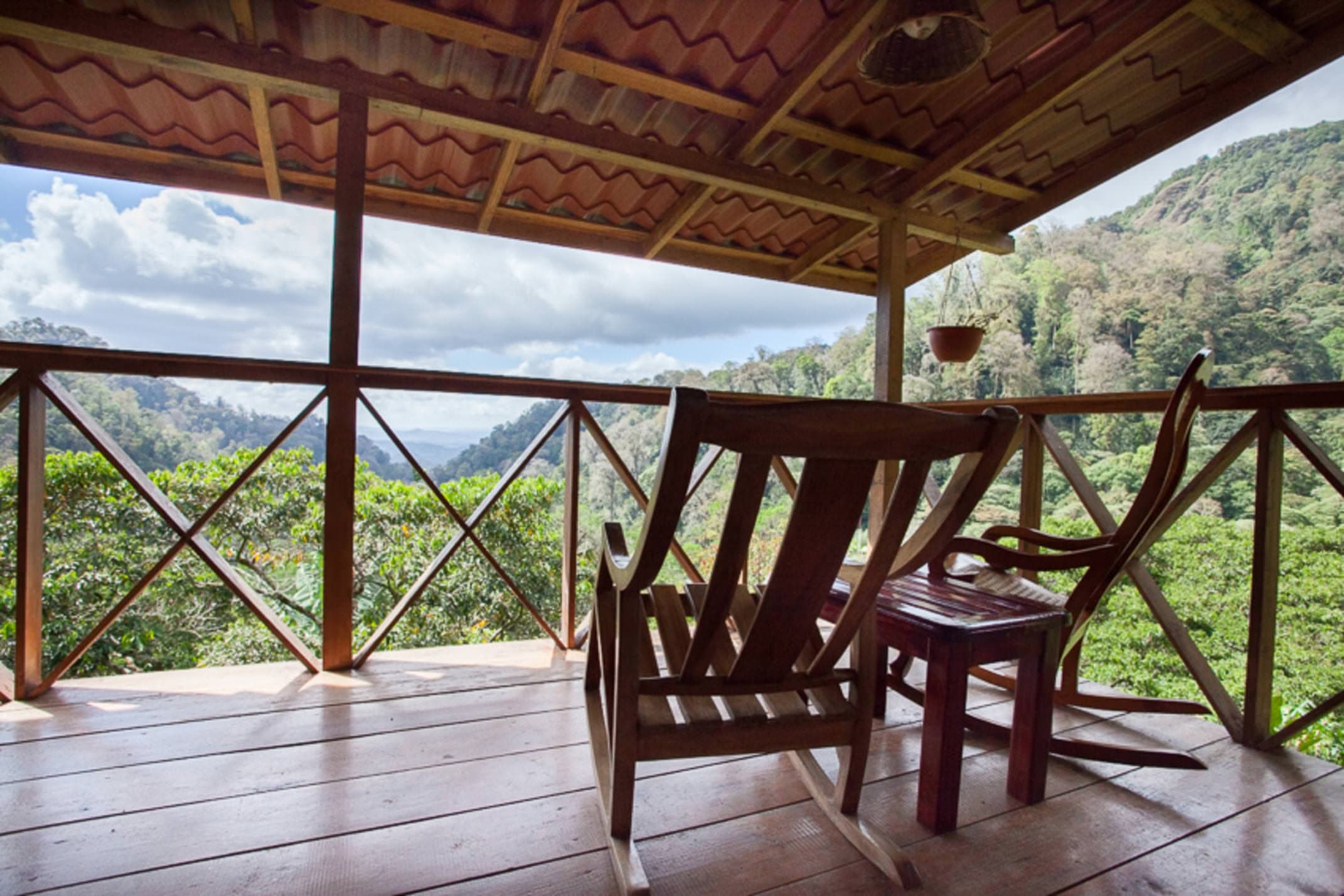Nicaragua north jinotega la bastilla ecolodge veranda