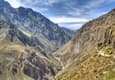 Peru colca canyon view over the colca canyon near arequipa peru