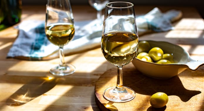 Spain jerez sherry olive canva