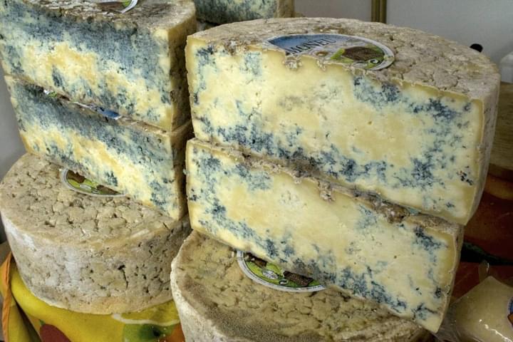 Spain picos de europa gamoneu cheese stacks