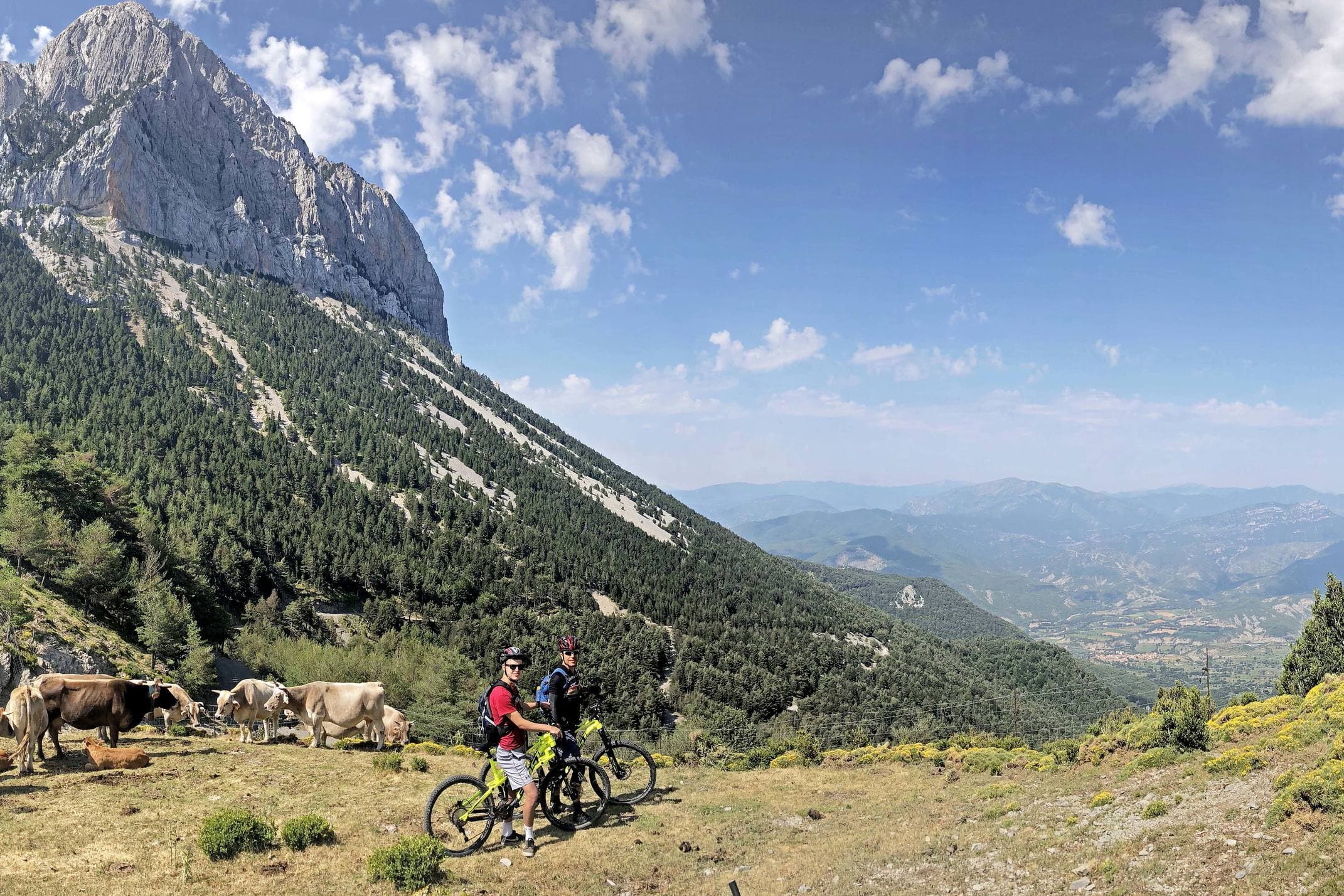 Spain pyrenees ordesa ainsa btt mountain bike