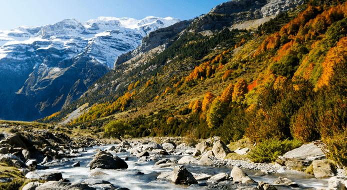 Spain pyrenees ordesa autumn fall canva