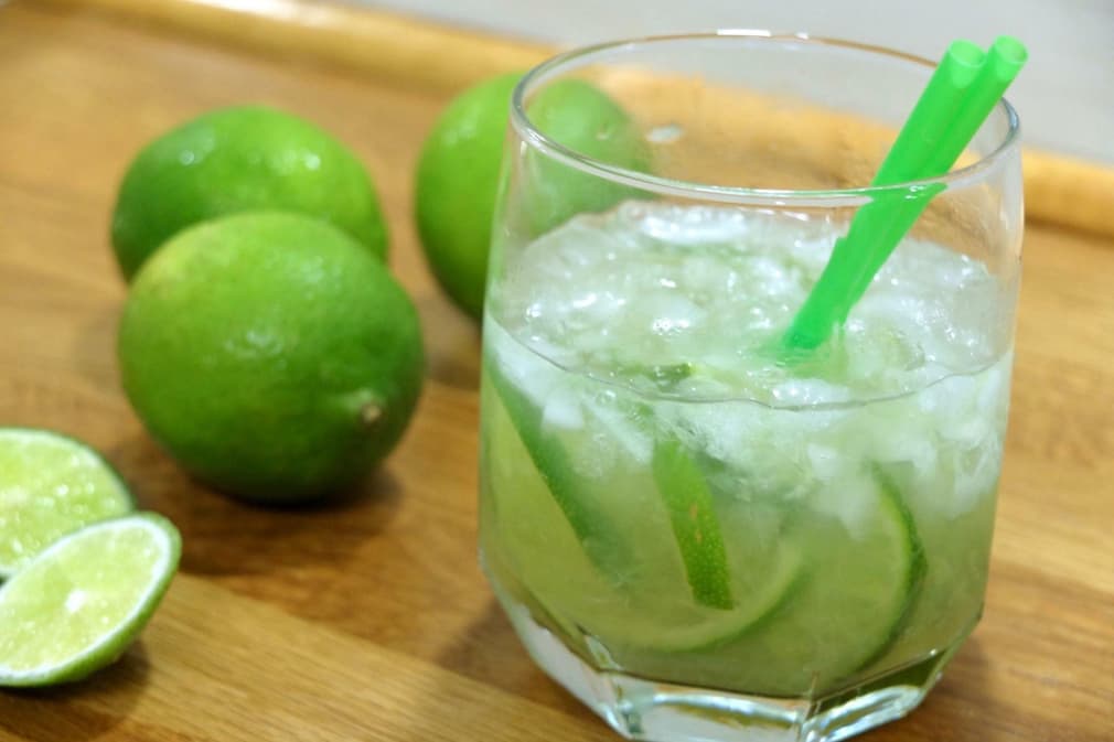 Brazil caipirinha cocktail