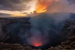 Nicaragua masaya volcano twilight lava c vapues