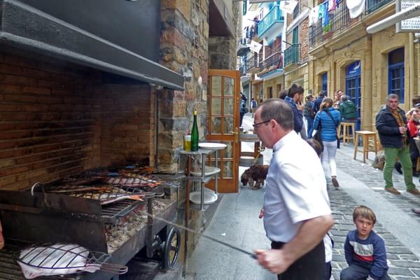 Spain basque country inn to inn getaria grilled fish street 1435156003