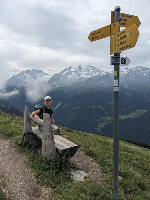 Checking the route and waymarkings