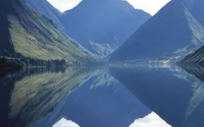Wastwater reflections, an almost perfect mirror image on a calm day ((Stage 5)