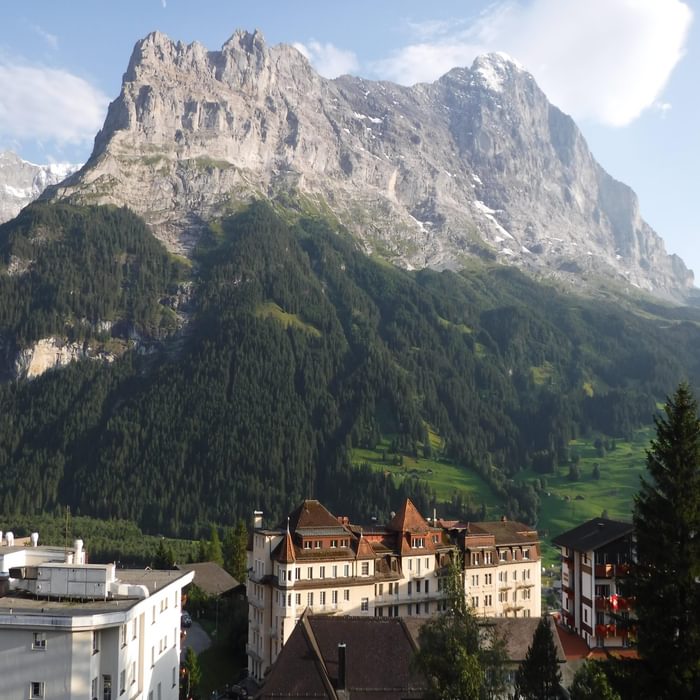 02 Before Our Walk We Stayed In Grindelwald Below The North Face Of The Eiger