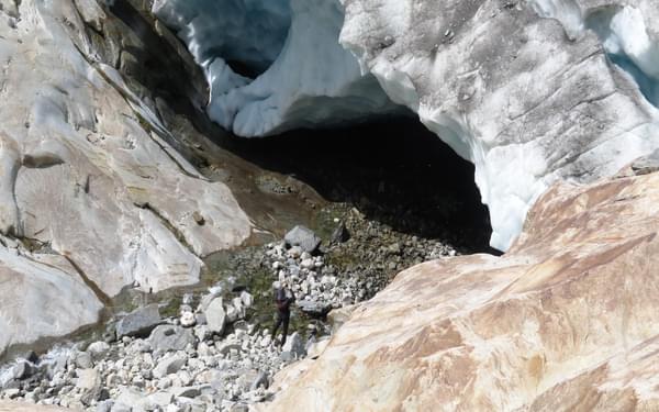 18 An Ice Cave Below The Glacier Regularly Fills With Water Then Empties Again Pic Christine Gordon
