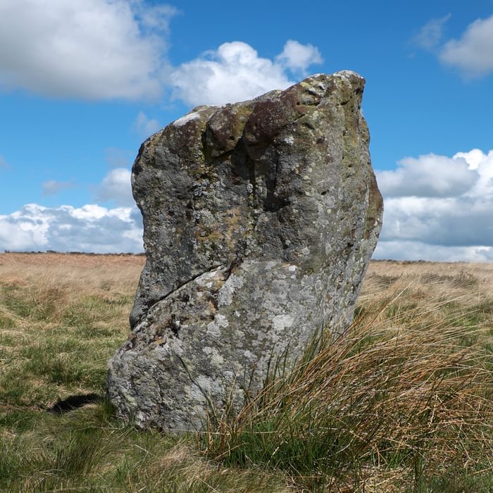 2 A Single Upright Stone Is All That Remains Of A Stone Circle On Doddington Moor