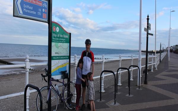 018 Well Done Daddy! The End Of The Ride At Bridlington