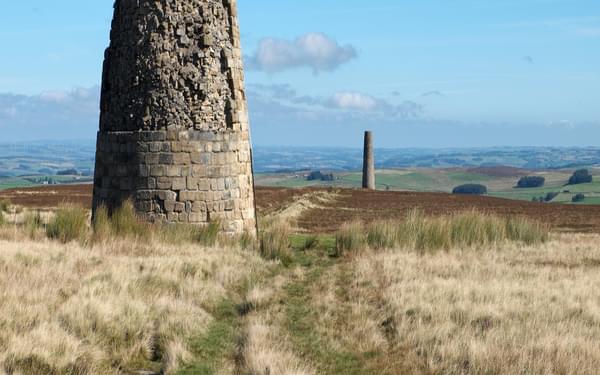 Lead Mining Remains On The Moors Above Allendale