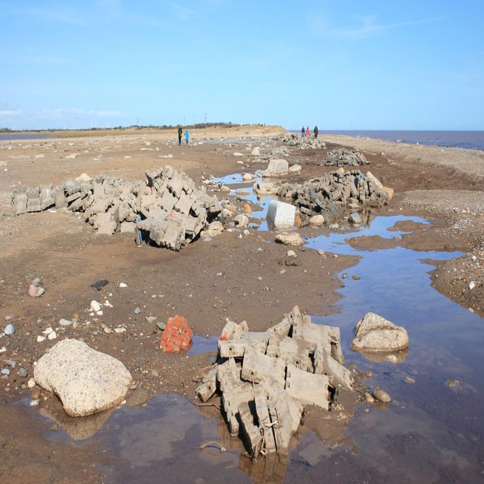 Debris On The Wash Over