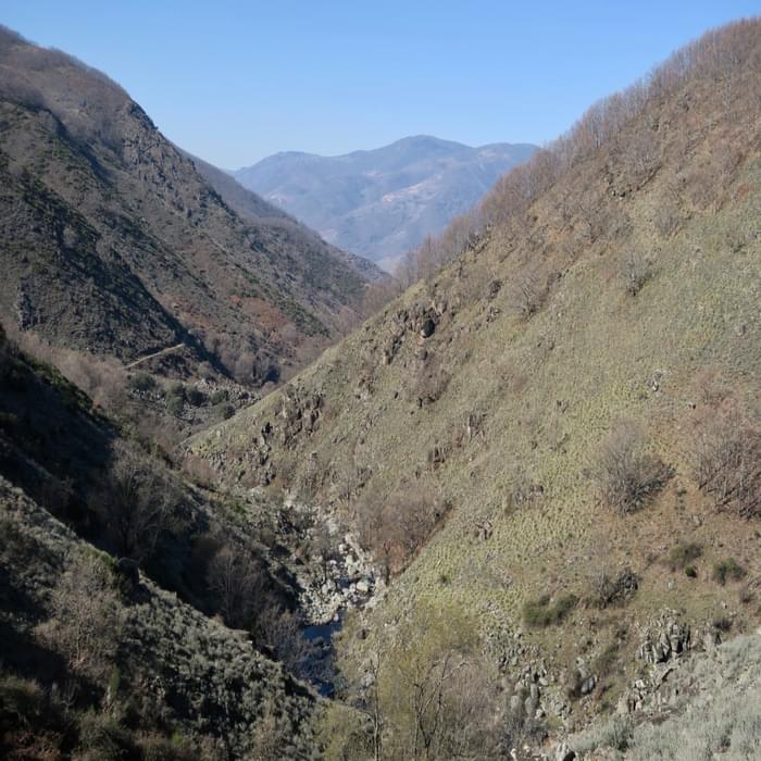 Looking towards the Montes De Tras La Sierra 