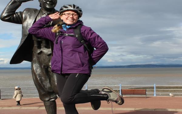 Bring me sunshine - with Eric Morecambe at the start of the ride