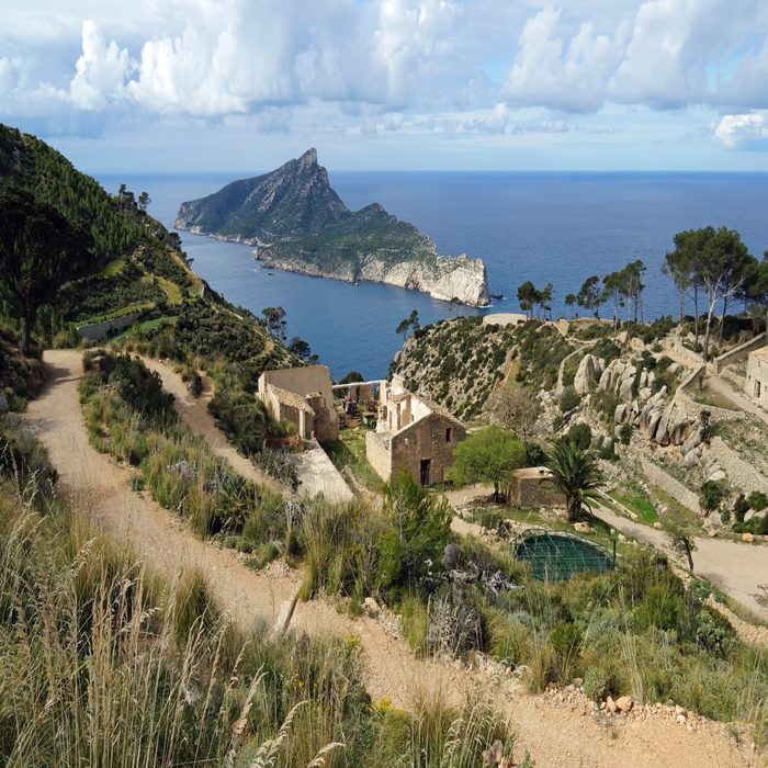 La Trapa is an abandoned Trappist monastery overlooking sa Dragoner