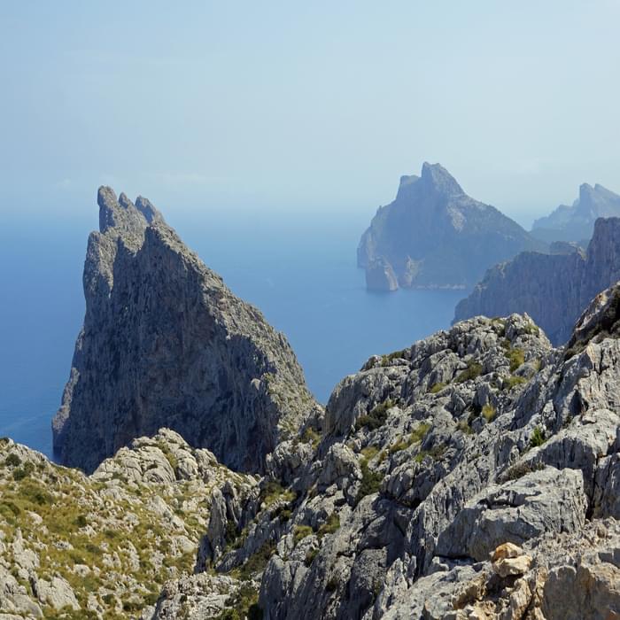 The Serra del Cavall Bernat offers a seriously exposed and sustained scramble