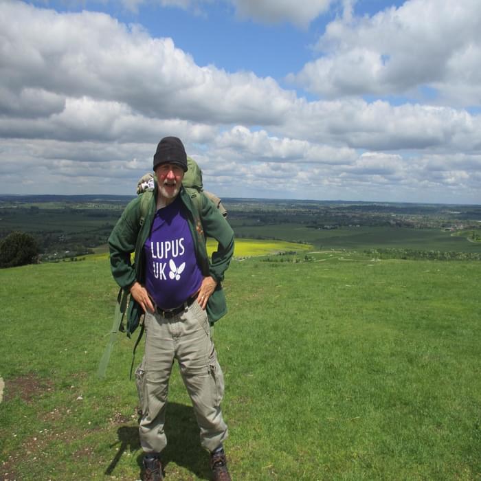 Myself at the end of the walk on Ivinghoe Beacon