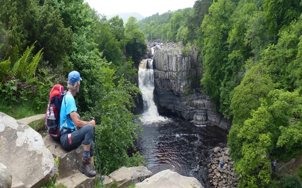 High Force on the beautiful River Tees (Day 4 - day 11 & 12 in the guide).