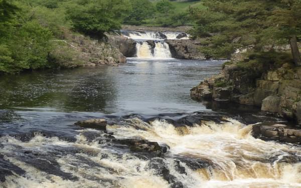 Low Force falls on the beautiful River Tees (Day 4 - day 11 & 12 in the guide).