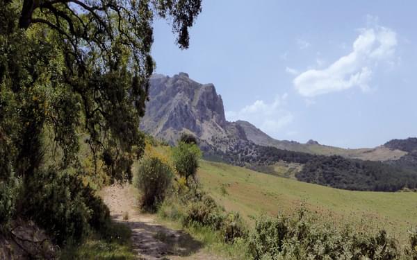 Following the northern slopes of the Sierra de Prieta towards El Burgo (Day 11)