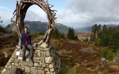 The viewcatcher sculpture on day 3