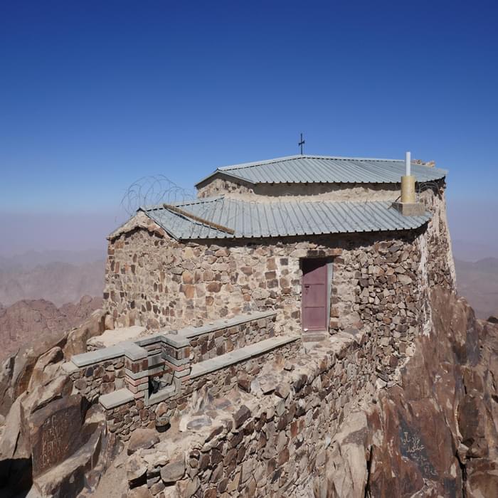 Church on top of Mt Caterina