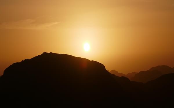 Sunset on Mount Sinai
