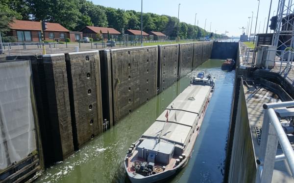 Diepenbeek locks of the Albert Canal