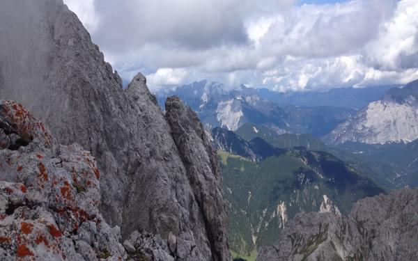 Via Ferratas connect the summits of the Nordkette