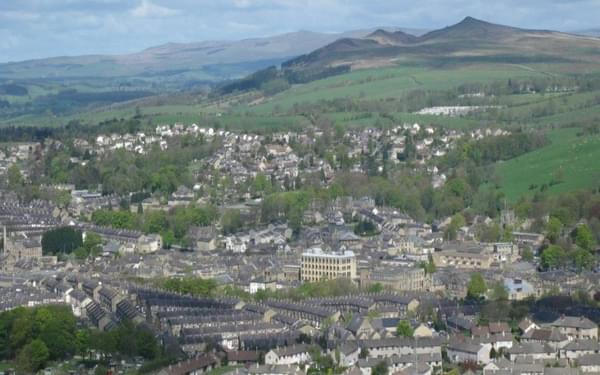 Skipton from Skipton Moor - Cromwell’s army camped in the town