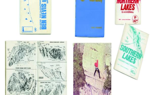 Some of the old Cicerone guides with different logos and the price in shillings